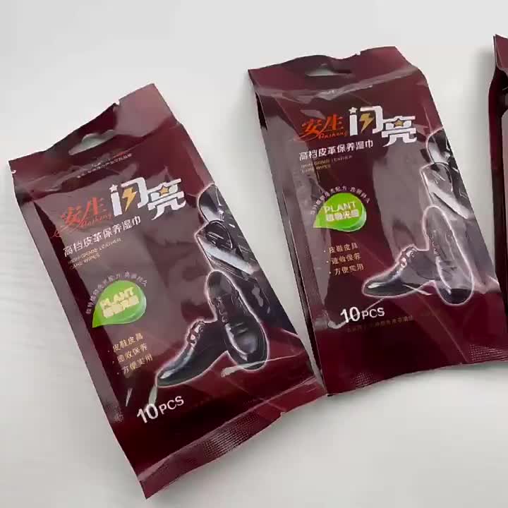 Функциональные влажные салфетки для обуви