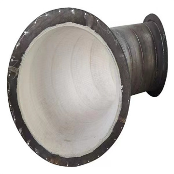 Ceramic wear-resistant pipe