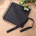 Wedding Guest Book: Black Scrapbook Photo Album with Photo Corner Stickers1