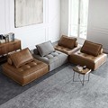 Sofa perabot ruang tamu set mewah rumah modular sofa set kulit pelapis kulit sofa1