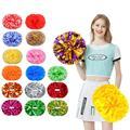 Cheerleading Pom Poms with Baton Handle - Boost Team Spirit for Sports Dance and Cheer1