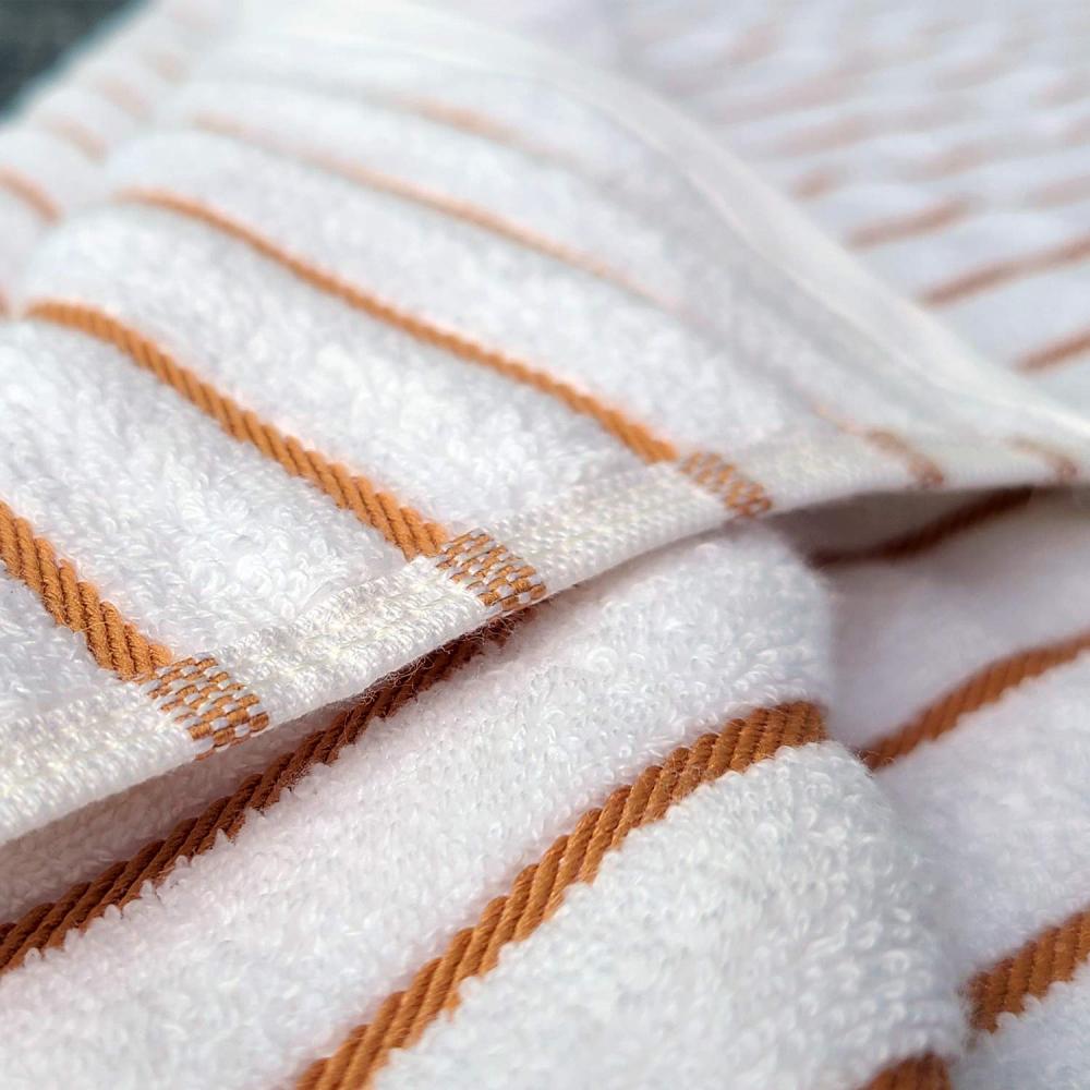 Stripe Luxury Cotton Wave Pool Bath Towels