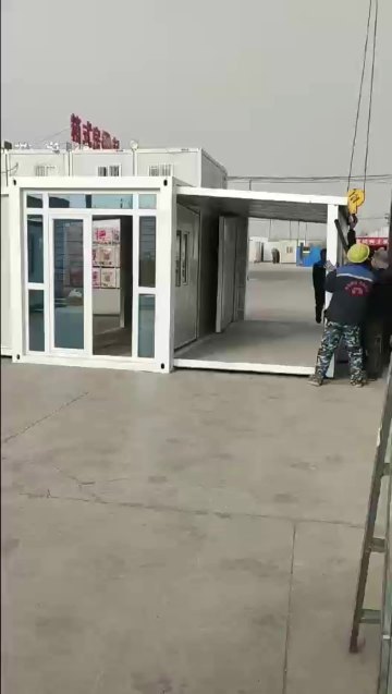 Extended Foldable Prefab Container Homes: Expandable Cabin Container House1