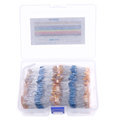 Lorida Hot Sales: 1000 Pcs 25 Values Resistor Kit - 1 Ohm to 1M Ohm, 5% Tolerance, 1/4W Carbon Film Resistors1
