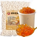 Manufacturer Price for Gold Amber Flavor Tapioca Pearls for Bubble Tea1