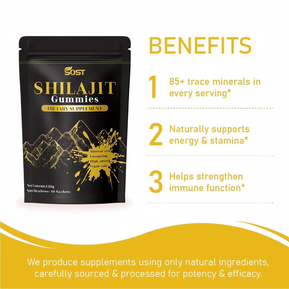 Scopri il potere sorprendente delle caramelle gommose Shilajit per l'eterna giovinezza!