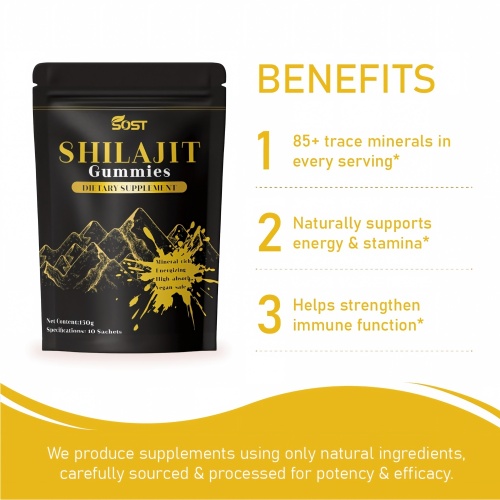 Scopri il potere sorprendente delle caramelle gommose Shilajit per l'eterna giovinezza!