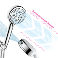 Luxury Pulse Massage Hand Shower Head with 6 Modes and Silicone Nozzles1