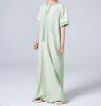 فروش بزرگ در طرح جدید روپوش آستین کوتاه مراکشی پسرانه Summer Rayon دبی دکمه گلدوزی کودک ترکی Thobe1
