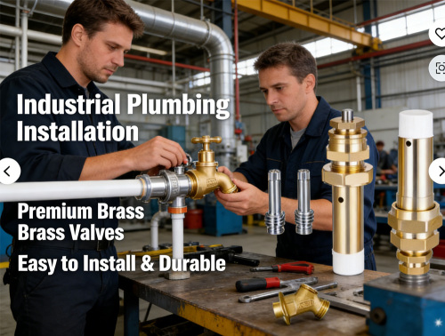 Válvula de água de latão personalizável para aplicações de encanamento