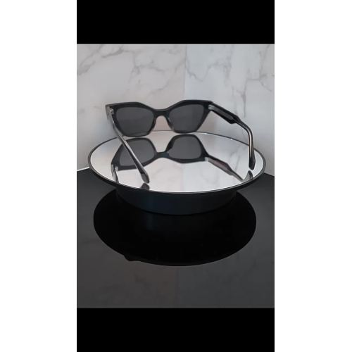 Chunky Geometric Lightweight Retro Cat Eye Sunglasses  ME2163 Video