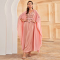 2022 چتر مدرن اسلامی Abaya Dubai Abaya Muslim 2 Pieces Open Abaya for Women Muslim1