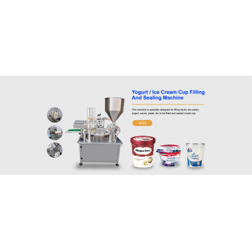 Йогурт LCE Cream Cup Filling and Greening Machine