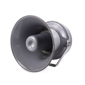 What is the function of a security horn speaker?