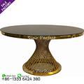 Modern Classic Light Luxury Metal Base Round Marble Glass Top Wedding Tables from China Manufacturers1