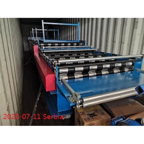 TR 18 Profile and TR 35 Profile Double Deck Machine تسليم إلى صربيا
