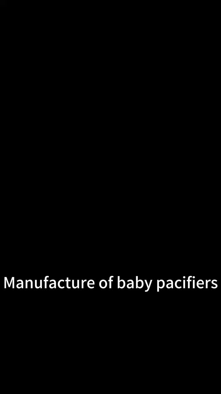 Fabricação de chupetas de bebê
