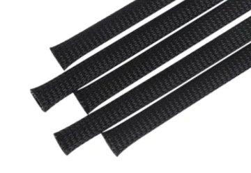 Top Quality PET Expandable Braided Sleeve Wire Loom  For automobile wire harness1