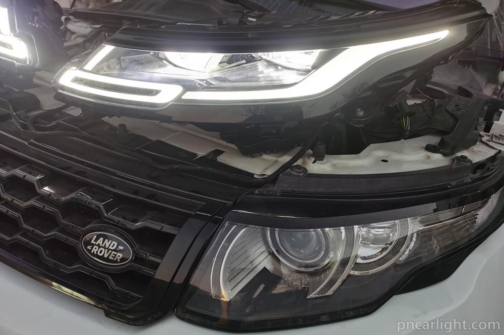 evoque headlights