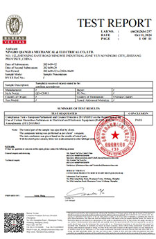 Product Certificate