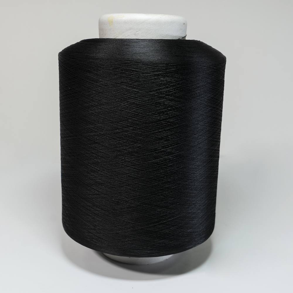 Polyester Dty Raw Black 150/144 Sim 100% Polyester Dty Filament Textured Yarn