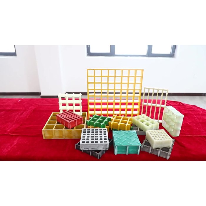 Fiberglass pultrusion products plastic grids for stability of foundation1