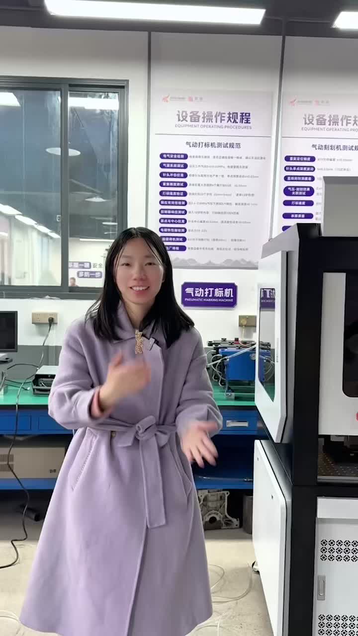 Máquina de marcação de pinos de placa de identificação de carro fechada