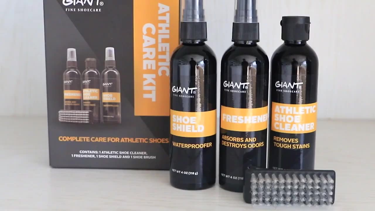 waterproof spray sneaker shoe cleaner set