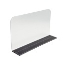 PVC Clear Magnetic L Shape Shelf Divider for Supermarket Metal Shelves - Plastic Extrusion1