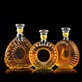 XO Liquor Bottles 500ml 700ml 750ml Flat Round Fan Shaped Clear White Liquor Xo Brandy Custom Glass Bottles for Alcohol1