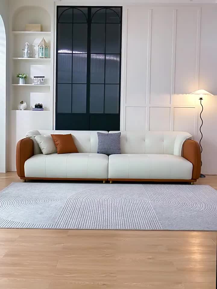 Italian leather sofa