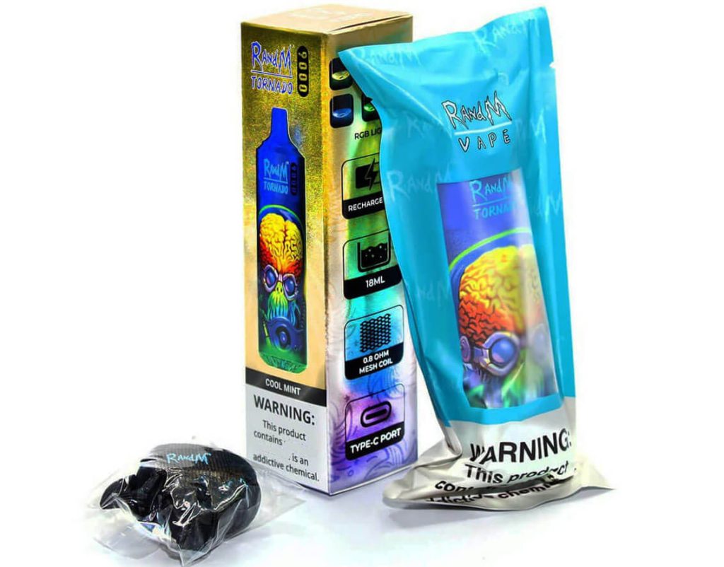 RandM Tornado 9000 Intense Flavors Vaping | Vimtorick and morty tornado vape 9000 puff 1 1024x802