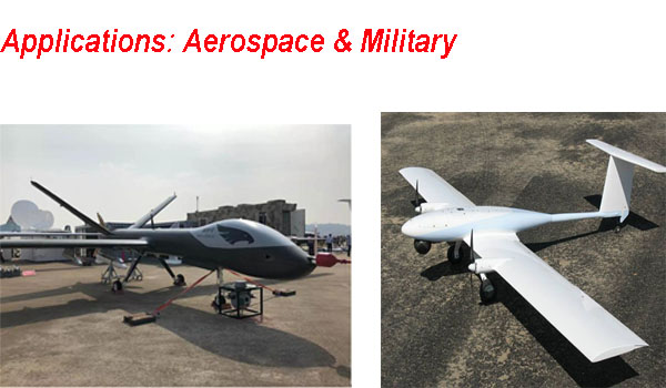 applications for aerospace &military