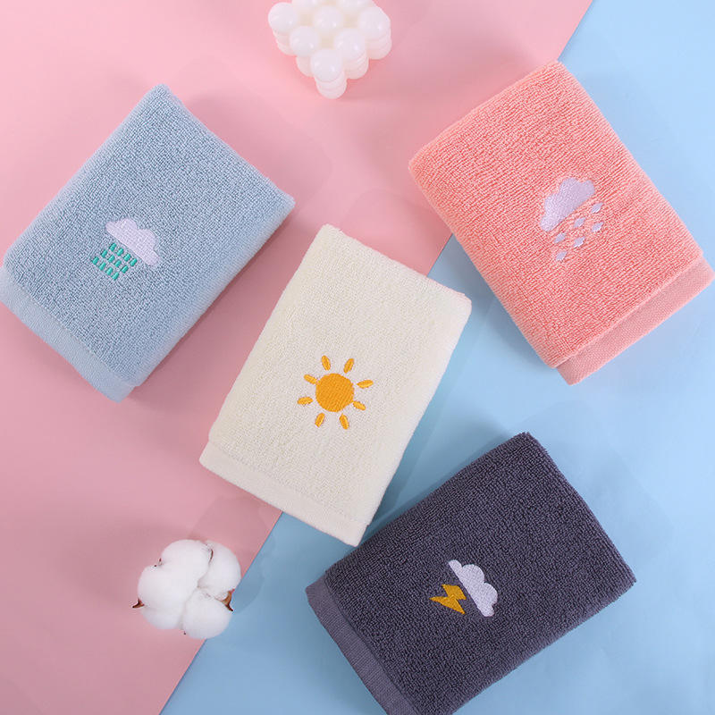 100 Cotton Anti Bacterial Baby Washcloth Face Towel