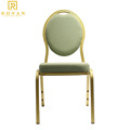 Wholesale Stackable Gold Metal Chairs for Banquets and Weddings1
