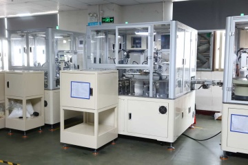 Fully automated production line for miniature air pumps
