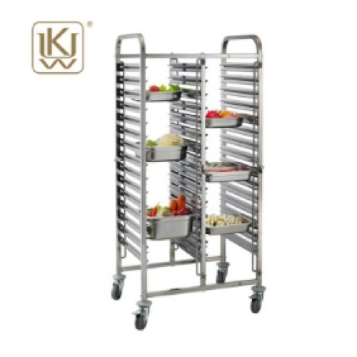 Stainless Steel Tray Trolley - Navigating Culinary Excellence with Precision