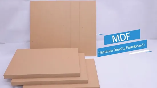 High Quality 15mm/18mm Waterproof UV High Gloss Melamine Veneer Laminated Raw Plain MDF Fiber Board for Furniture and Decoration1