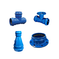 DI Pipe Fittings for PVC/UPVC - Flanged Elbow and Tee Fittings1