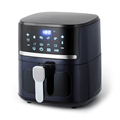 Hot Selling 6L/8L Oil-free Fried Chicken Cooker Oven Observable Window Smart  Air Fryer with Visible Window1