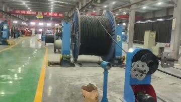 Copper tape wrpping machine for cables
