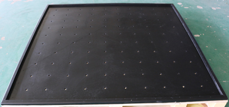 Mat de golf de goma Base de goma protectora antideslizante Base y bandeja para rango de manejo de golf de 150x150 cm
