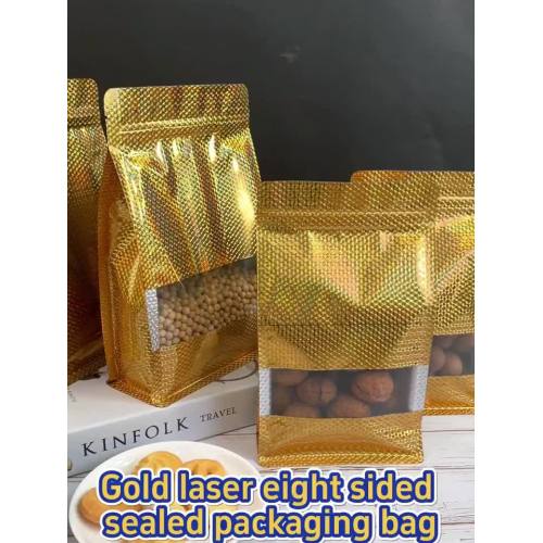 Golden laser Stand-up bags
