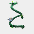 Spiral Rope Perch Cotton Parrot Swing Toy for Pet Birds1