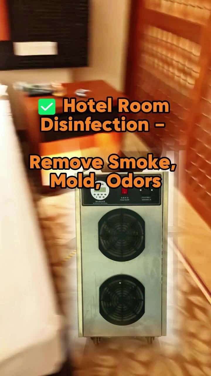 Dezinfecția cu ozon pentru hoteluri - Îndepărtați fumul, mucegaiul și mirosurile