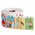 Wholesale Adhesive Stickers Custom Dye Cut Vinyl Coated Paper Sticker Logo Stickers For Packaging Label1