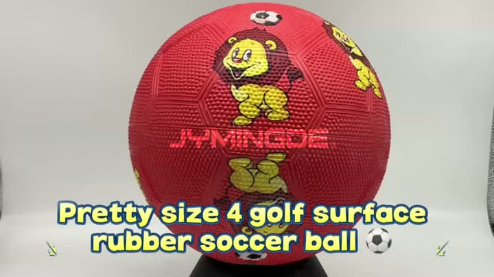 maat 4 golfoppervlak rubber voetbal