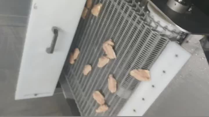 frozen chicken wing feeding and output