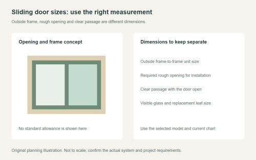 Standard Sliding Glass Door Sizes: Read the Right Chart