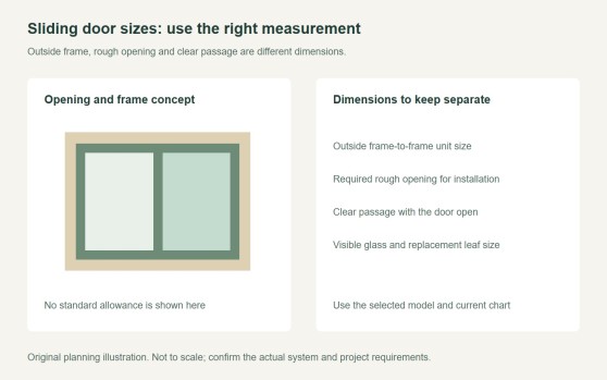 Standard Sliding Glass Door Sizes: Read the Right Chart